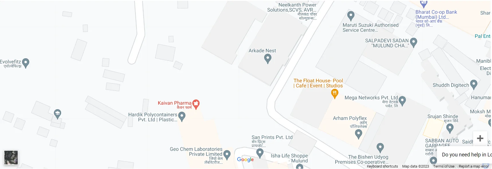 Godrej bhandup map